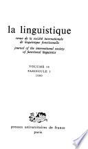 La Linguistique