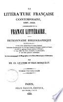 La litt B erature fran P caise contemporaine [1827- 1849]