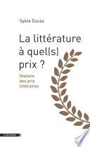 La littérature à quel(s) prix ?