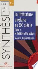 La littérature anglaise au XXe siècle (2)