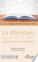 La littérature au prisme des sciences humaines