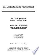 La littérature comparée