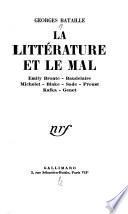 La littérature et le mal
