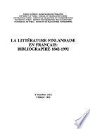 La littérature finlandaise en français