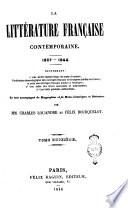 La littérature française contemporaine [1827- 1849!