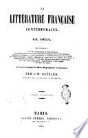La littérature française contemporaine [1827- 1849!