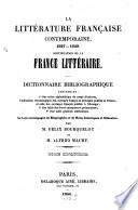 La littérature française contemporaine