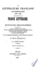 La Littérature Française Contemporaine