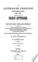 La littérature française contemporaine