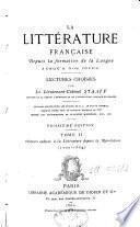 La littérature française