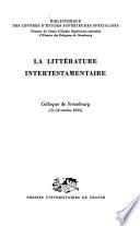 La Littérature intertestamentaire