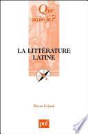 La littérature latine