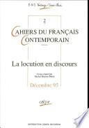La locution en discours