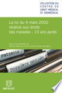La loi du 4 mars relative aux droits des malades 10 ans après