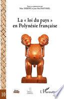 La loi du pays en Polynésie française