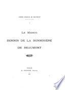 La maison Bonnin de la Bonninière de Beaumont