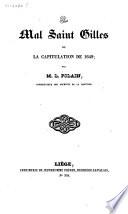 La mal Saint Gilles; ou, La capitulation de 1649