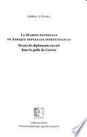 La marine nationale en Afrique depuis les indépendances