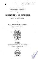 La marquise d'Egmet, ou une année de la vie d'une femme qui s'ennuie
