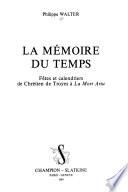 La mémoire du temps