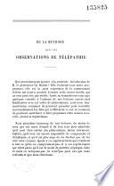 La méthode dans les observations de télépathie