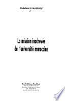 La mission inachevée de l'université marocaine