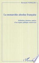 La monarchie absolue française