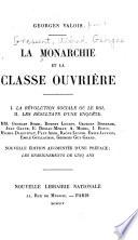 La monarchie et la classe ouvrière