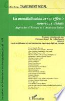 Livre La mondialisation et ses effets: nouveaux débats