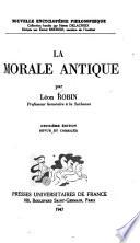 La morale antique