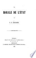 La morale de l'Etat