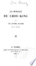 La morale du Chou-king ou le livre sacré de la Chine