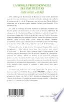 La morale professionnelle des instituteurs