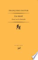 La mort. Essai sur la finitude