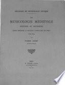 La musicologie médiévale