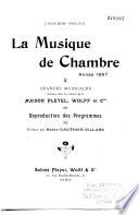 La musique de chambre