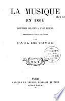 La musique en 1864