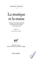 La musique et la transe
