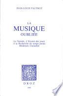 La musique oubliée