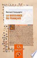 La naissance du français