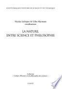 La nature, entre science et philosophie