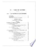 La nature et les hommes