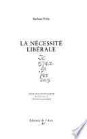 La nécessité libérale