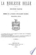 La noblesse belge