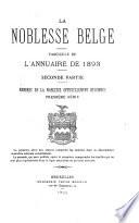 La noblesse belge