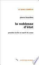 La Noblesse d'État