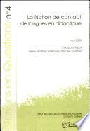 La notion de contact de langues en didactique