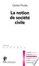 La notion de société civile