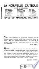 La Nouvelle critique