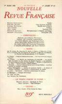 La Nouvelle Nouvelle Revue Française N' 63 (Mars 1958)